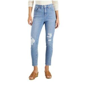 style & co skinny high rise lourdes jeans. Size 8